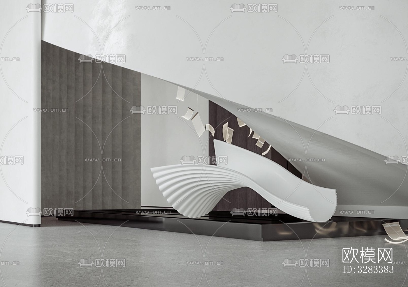 现代别墅效果图下载（渲染图3）