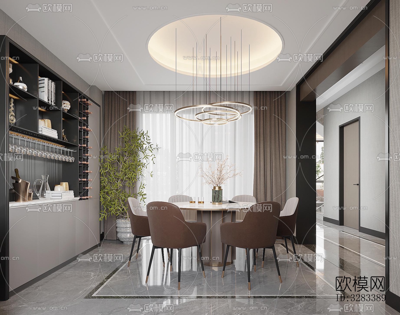 现代别墅效果图下载（渲染图6）