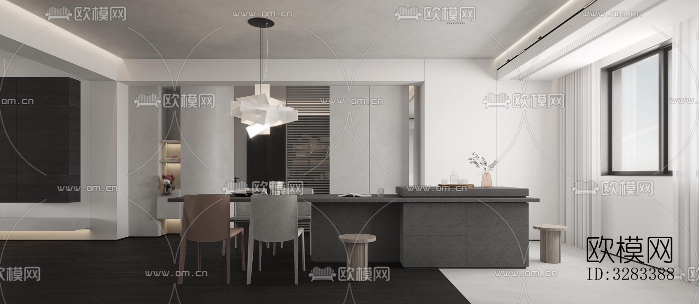 现代别墅效果图下载（渲染图12）