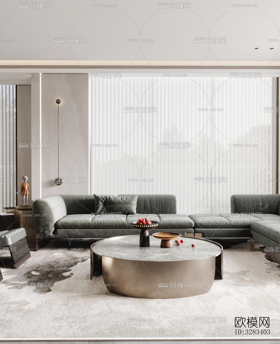 现代别墅效果图下载（渲染图12）