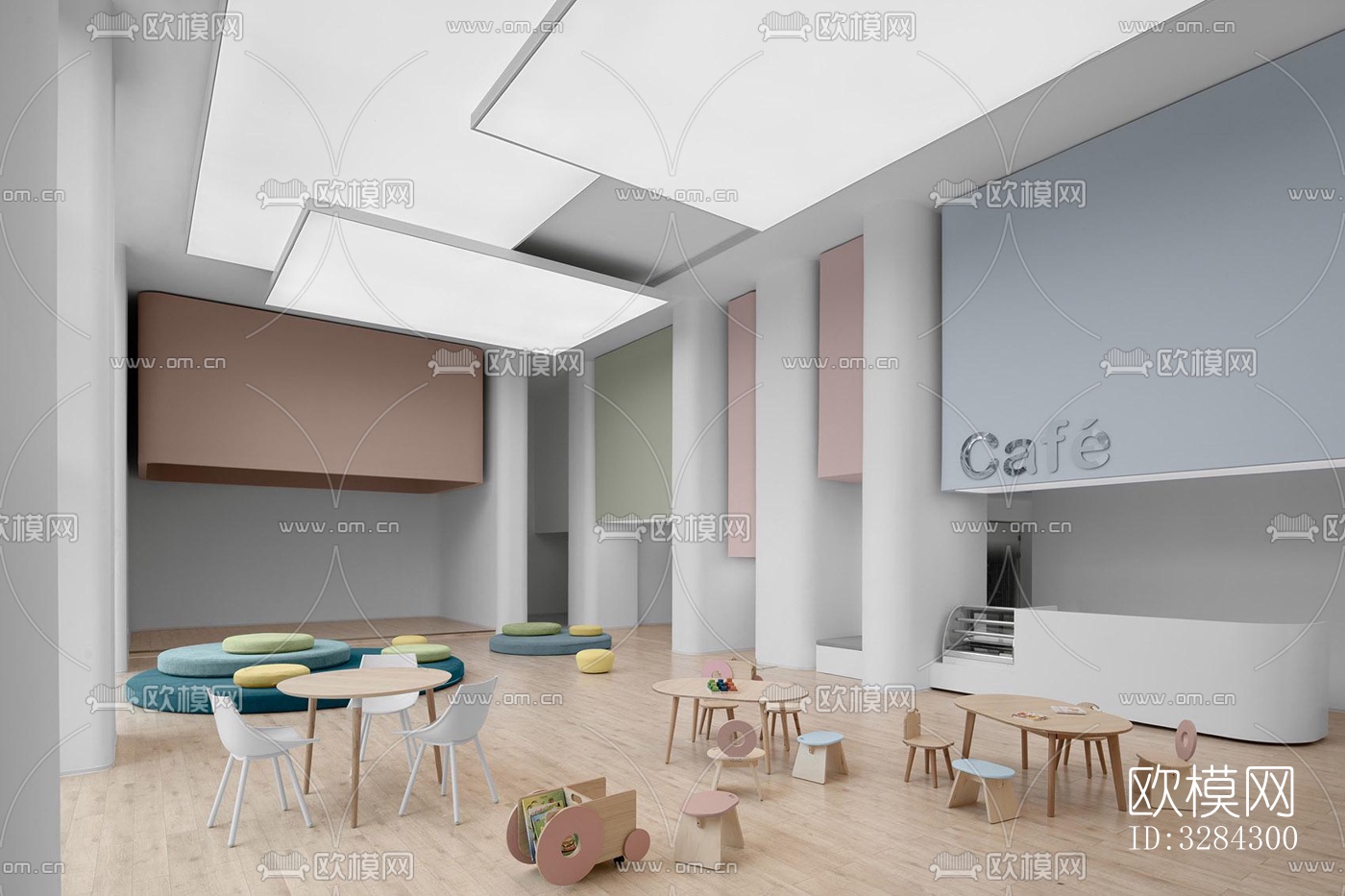 现代幼儿园效果图下载（渲染图13）