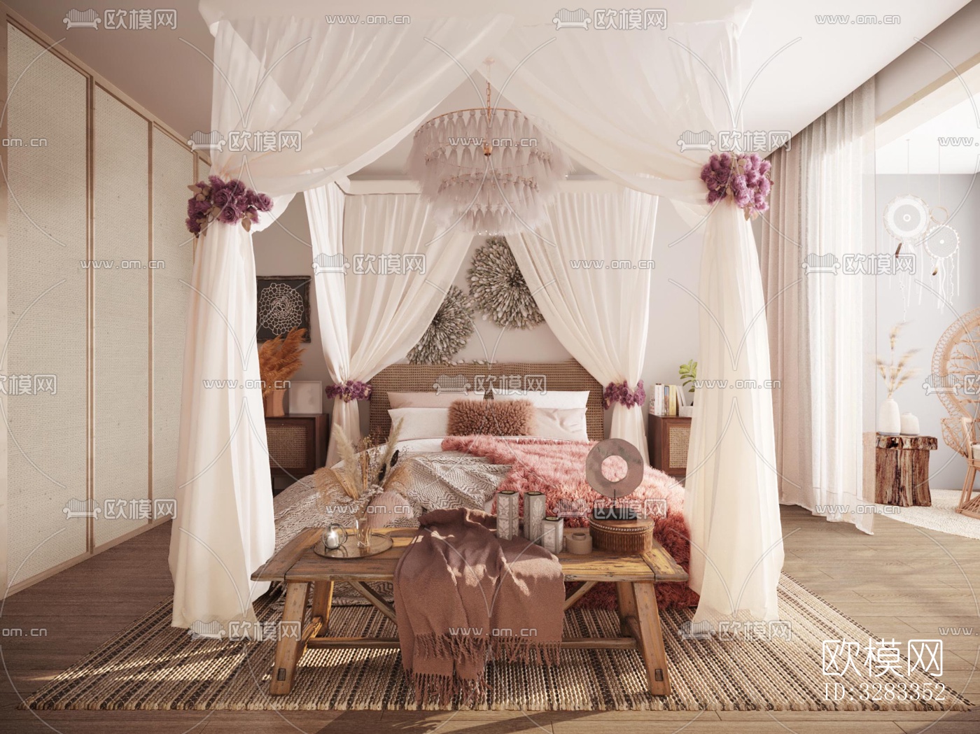 东南亚别墅效果图下载（渲染图4）