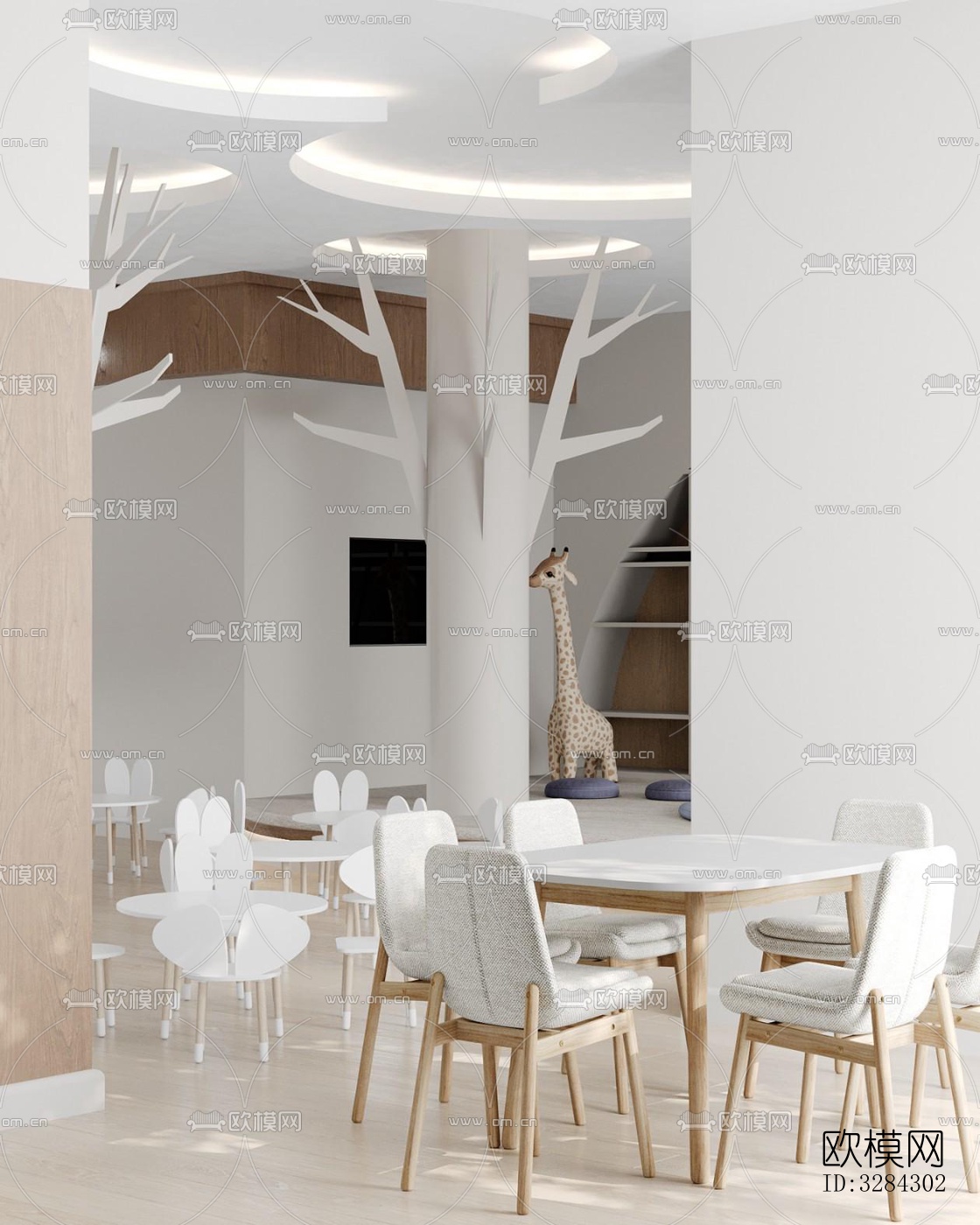 现代幼儿园效果图下载（渲染图14）