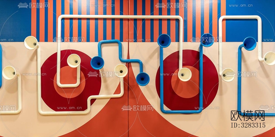 現(xiàn)代兒童游樂效果圖下載(渲染圖3)