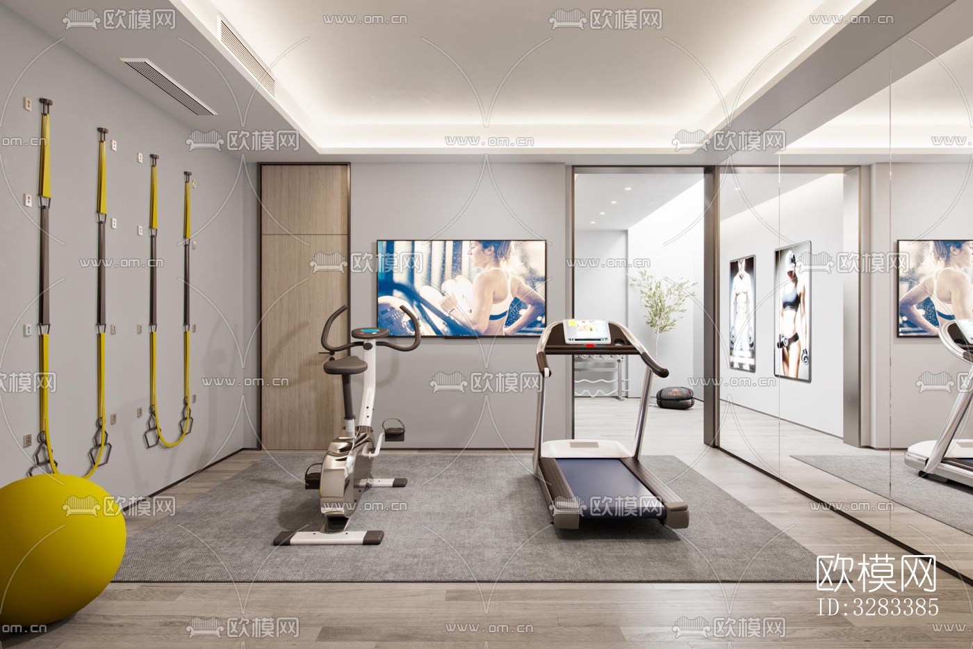 现代别墅效果图下载（渲染图2）