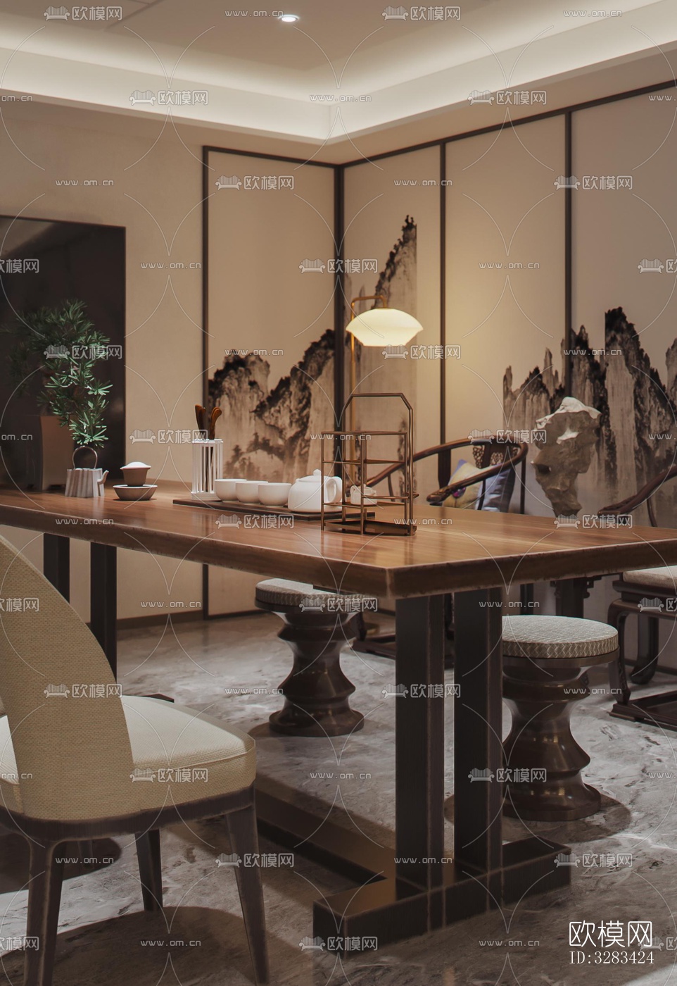 现代别墅效果图下载（渲染图9）