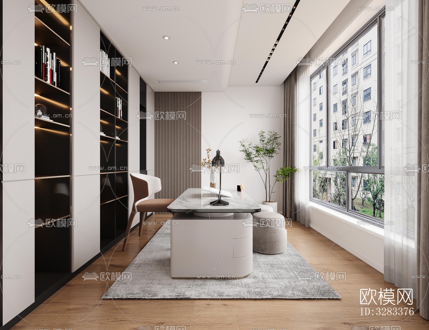 现代别墅效果图下载（渲染图8）