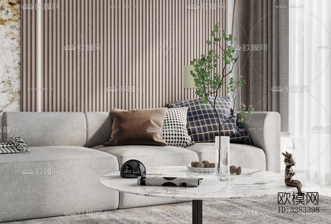 现代别墅效果图下载（渲染图7）