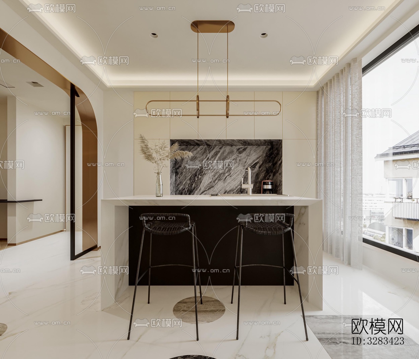 现代别墅效果图下载（渲染图13）