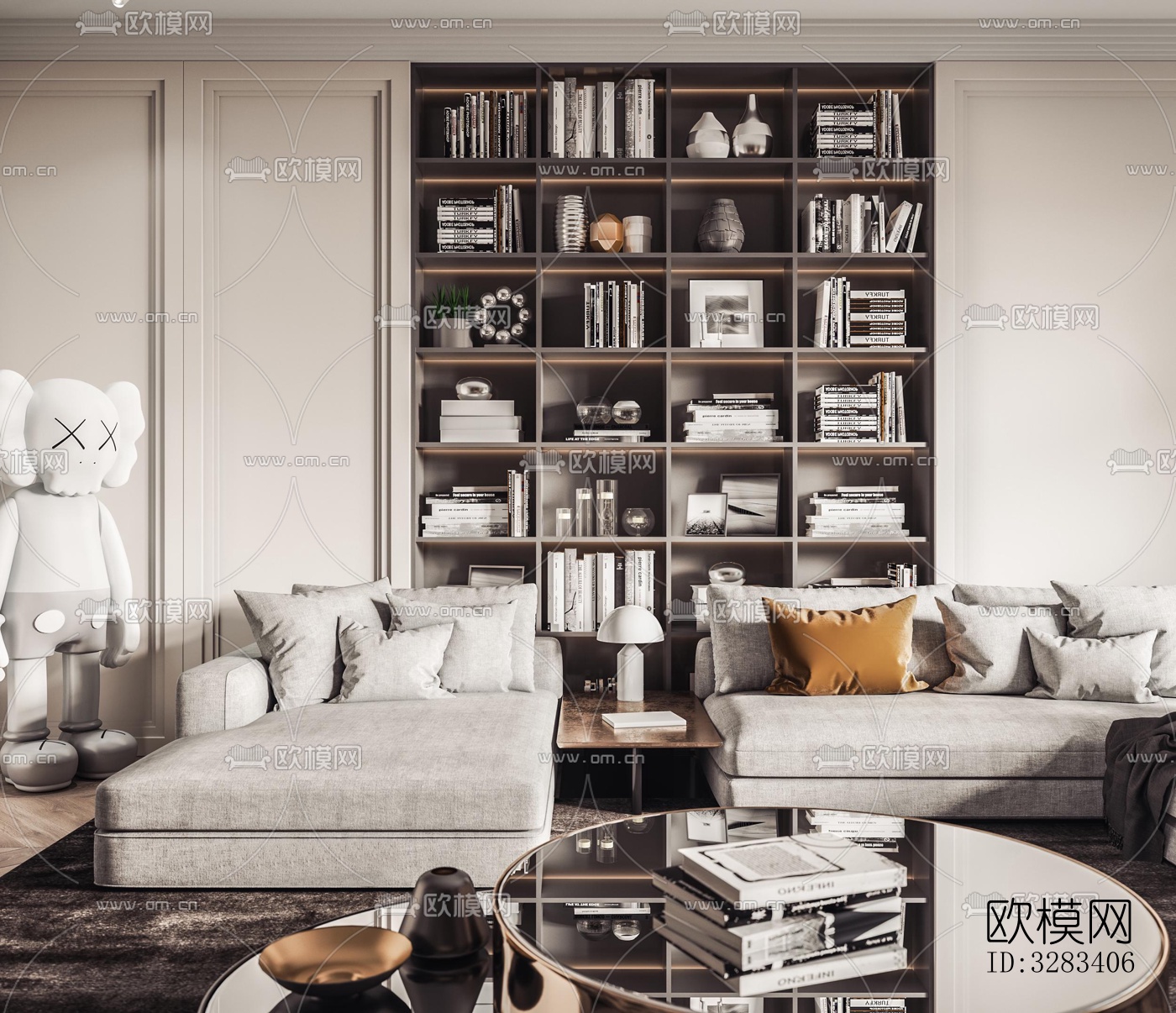 现代别墅效果图下载（渲染图8）