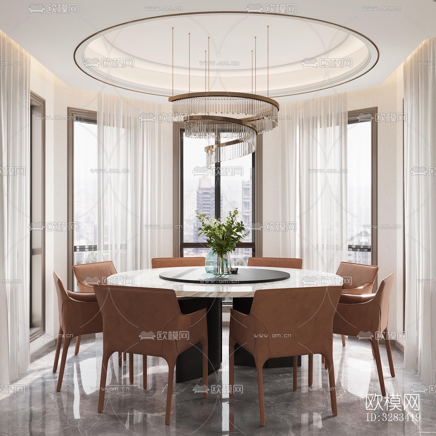 现代别墅效果图下载（渲染图9）