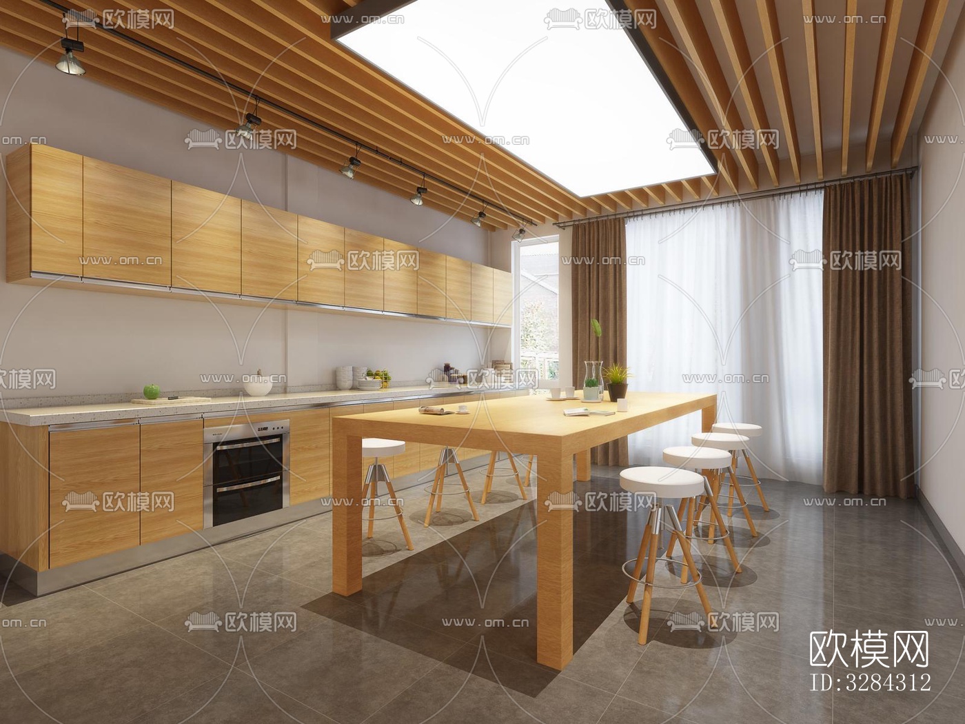 现代幼儿园效果图下载（渲染图12）