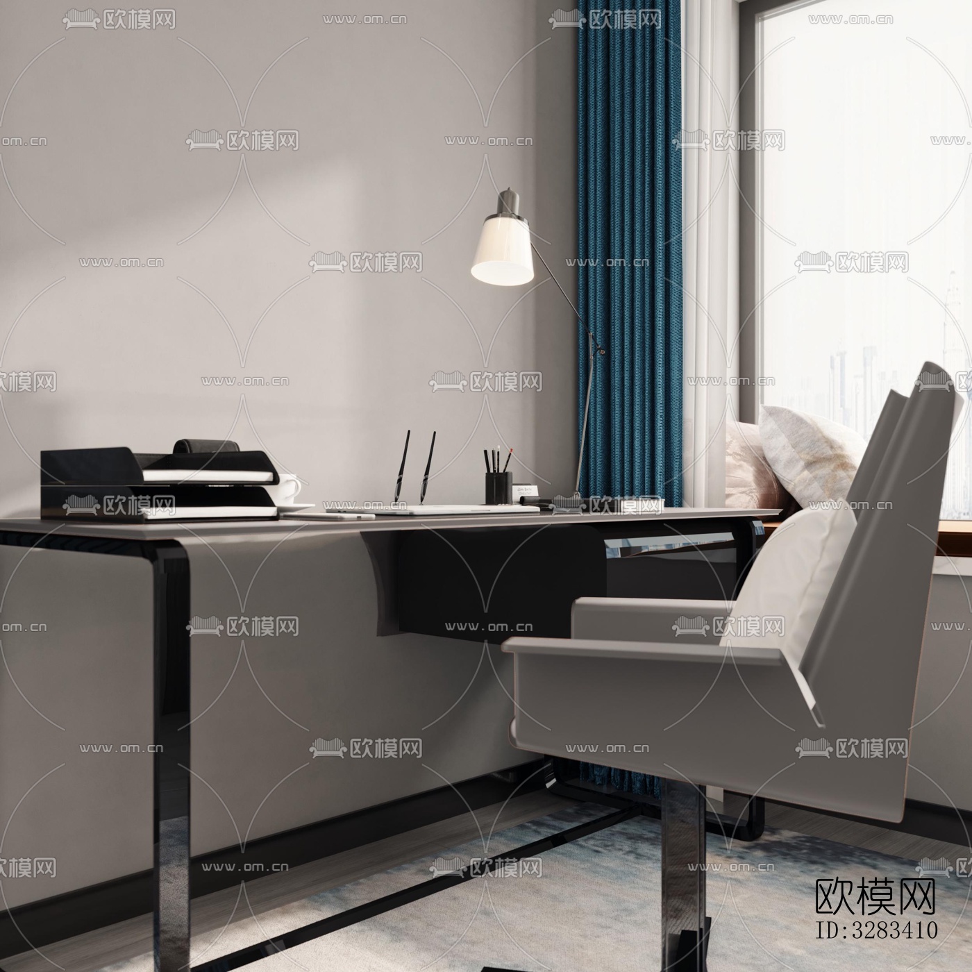 现代别墅效果图下载（渲染图6）