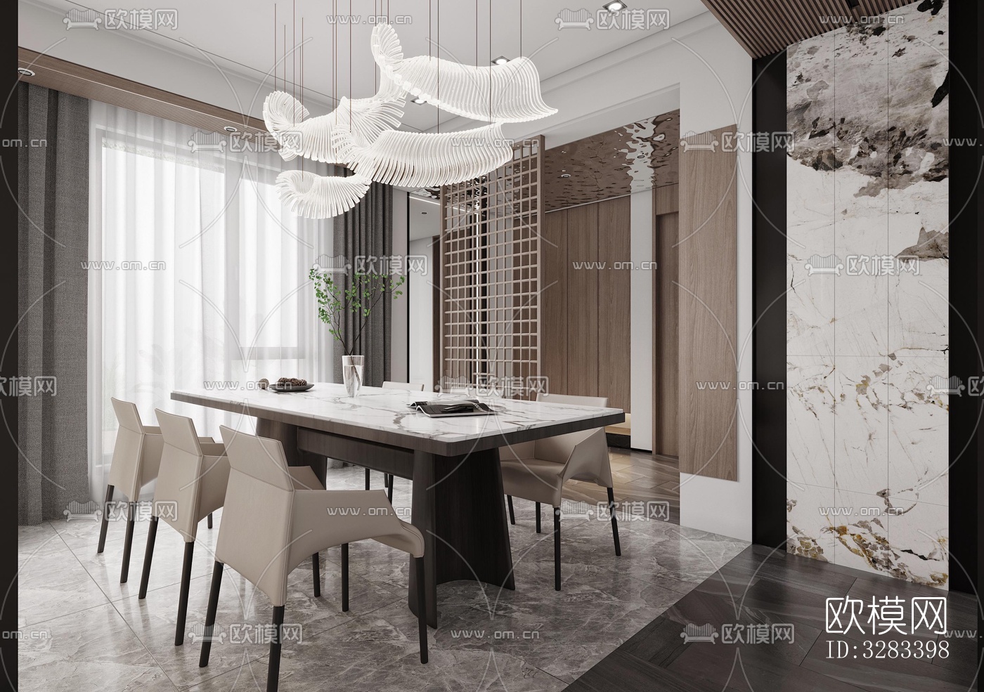 现代别墅效果图下载（渲染图14）