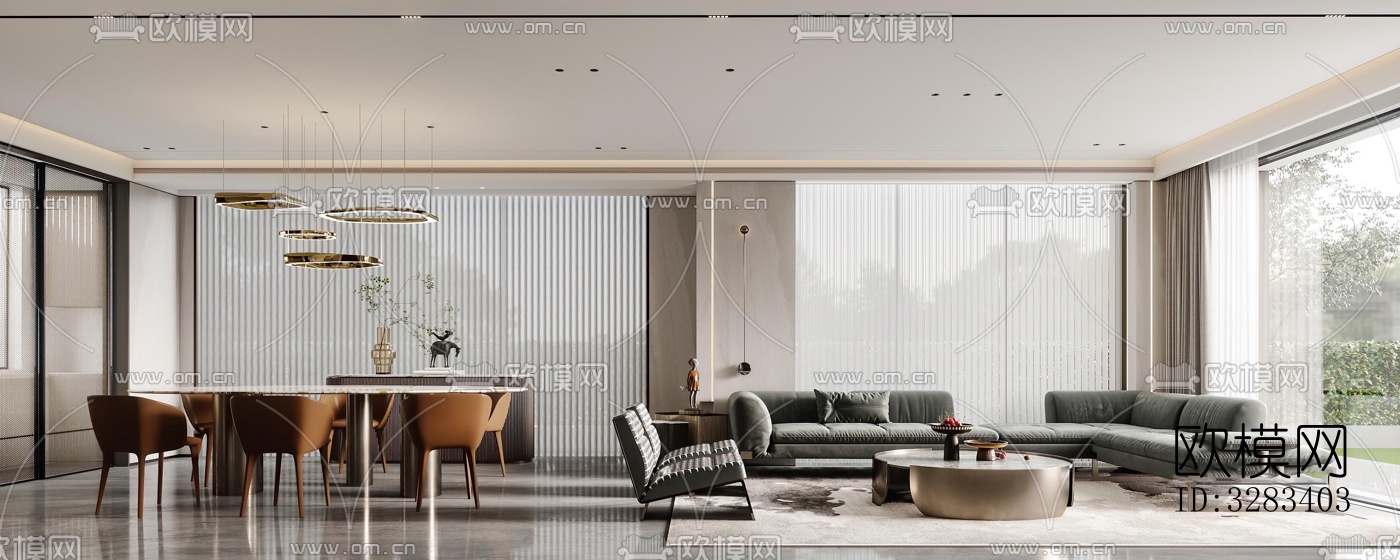 现代别墅效果图下载（渲染图8）