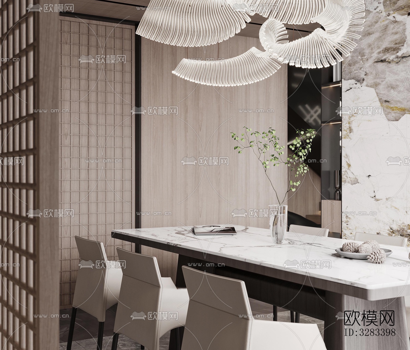 现代别墅效果图下载（渲染图3）