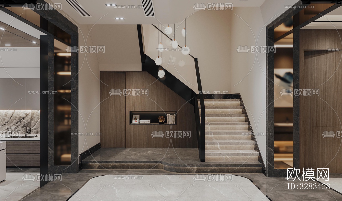 现代别墅效果图下载（渲染图5）