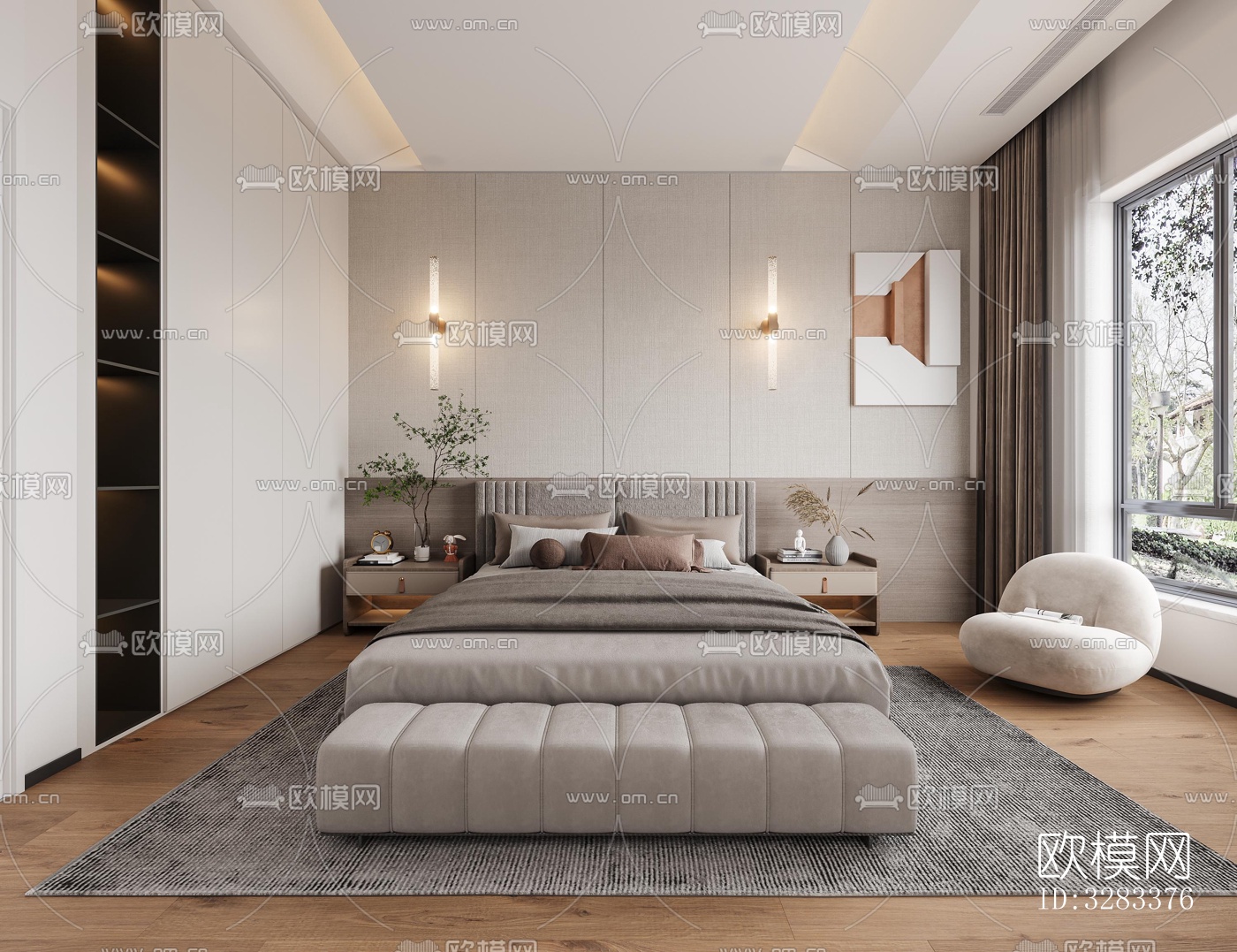 现代别墅效果图下载（渲染图4）