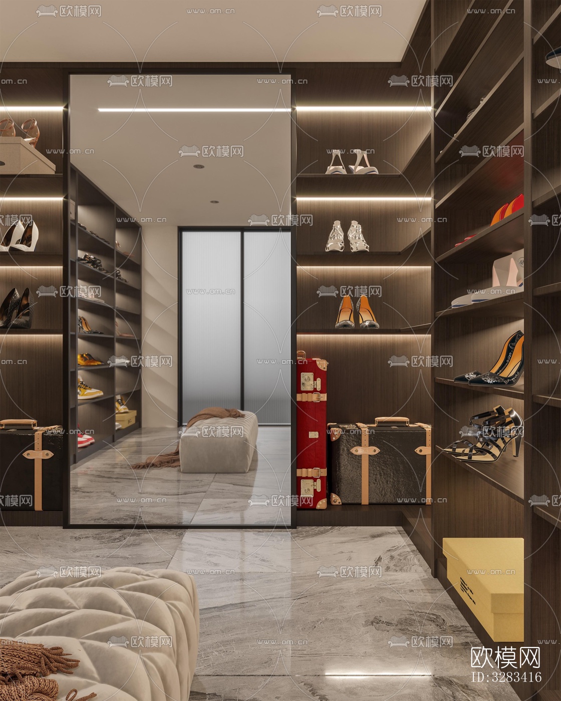 现代别墅效果图下载（渲染图1）