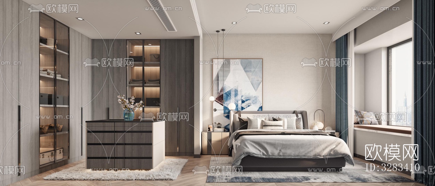 现代别墅效果图下载（渲染图8）