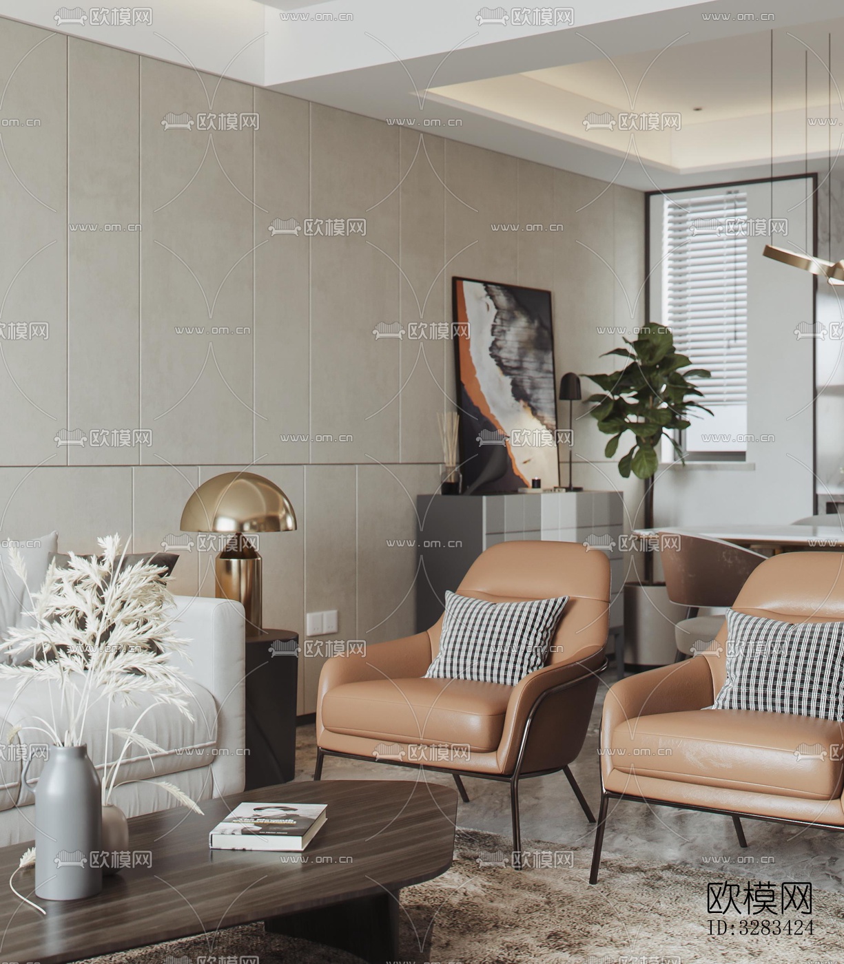 现代别墅效果图下载（渲染图4）