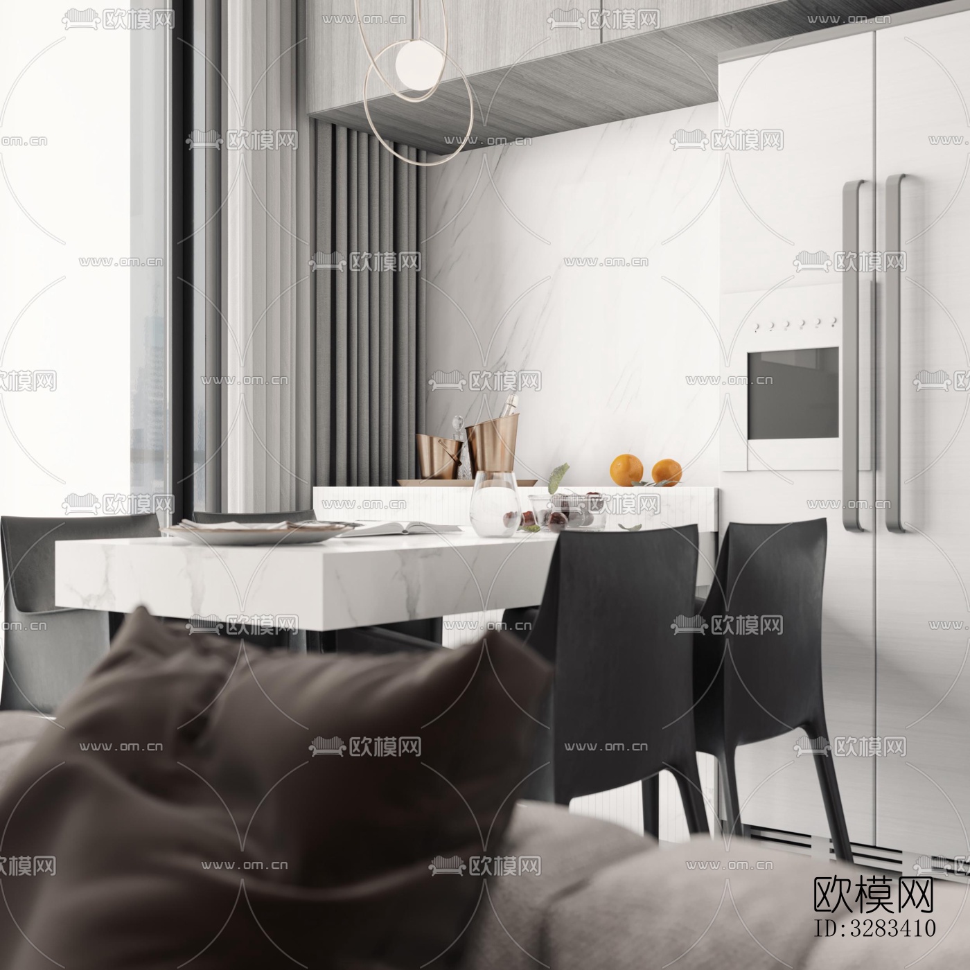 现代别墅效果图下载（渲染图13）