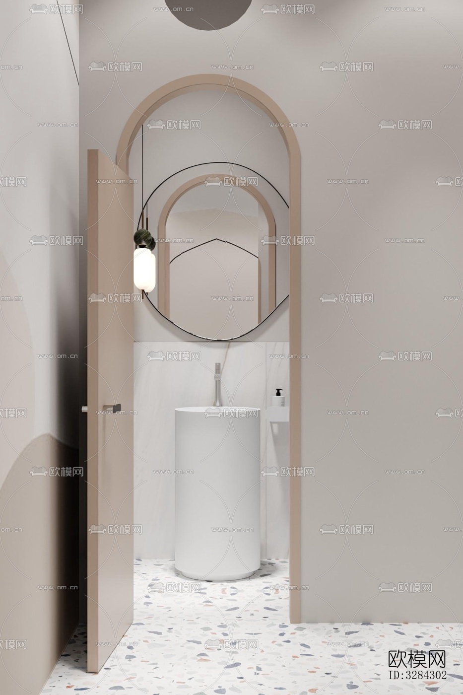 现代幼儿园效果图下载（渲染图8）