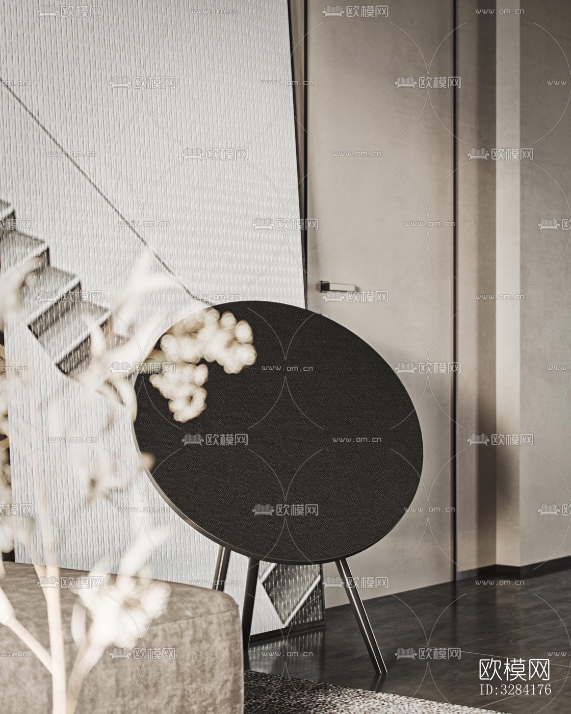 现代客餐厅效果图下载（渲染图8）