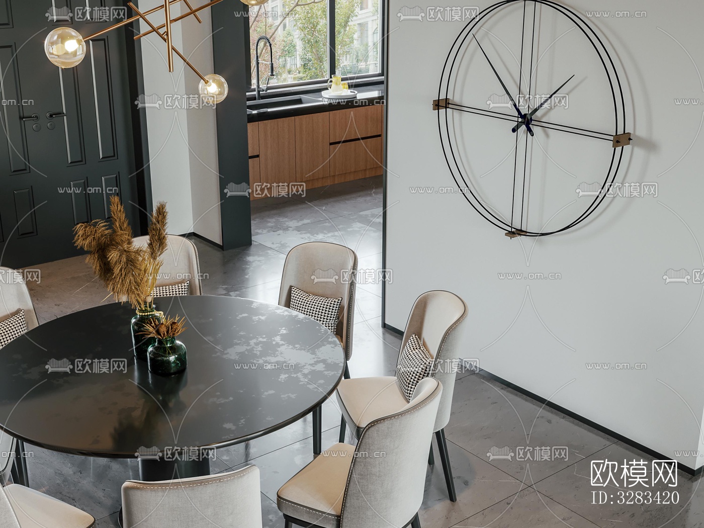 现代别墅效果图下载（渲染图1）