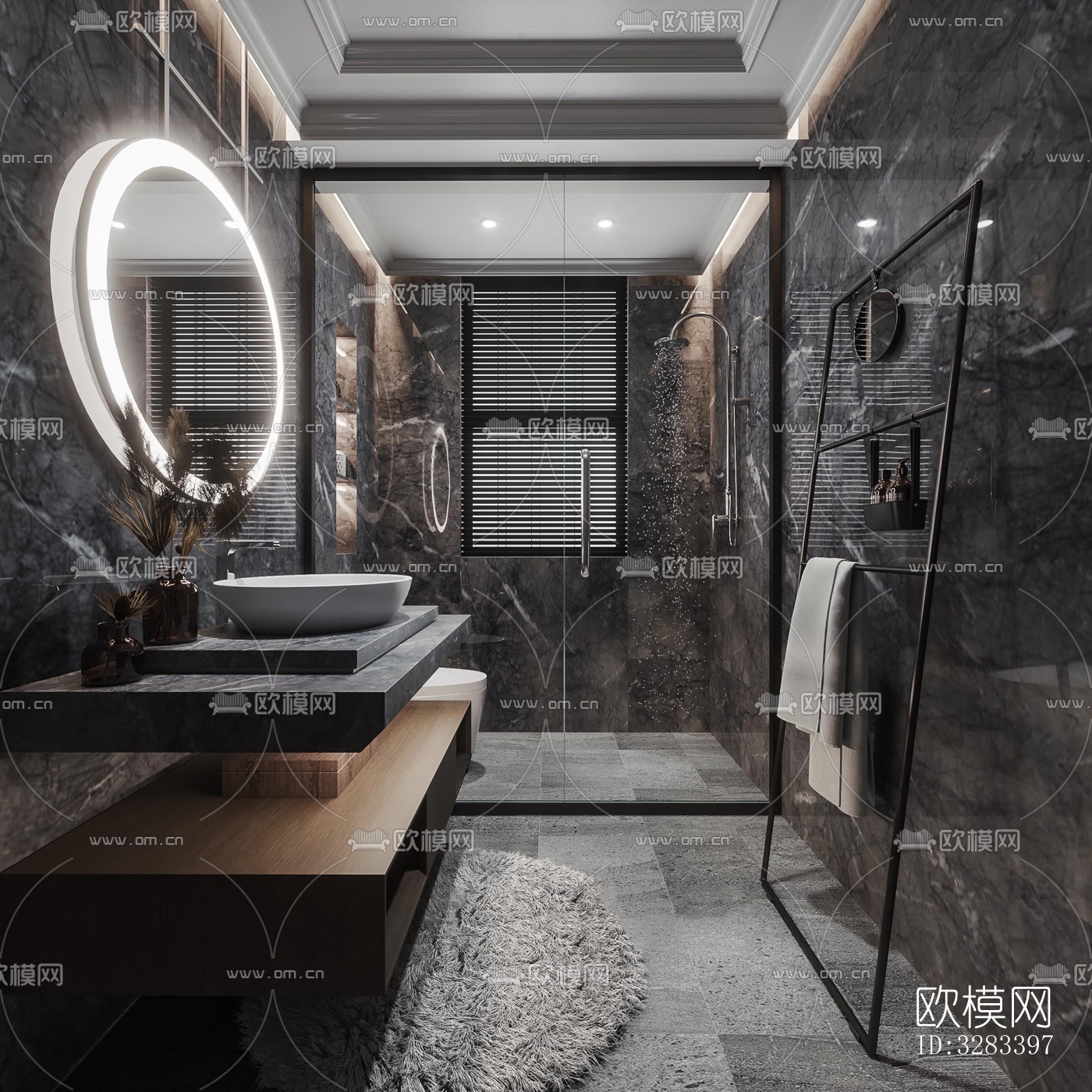 现代别墅效果图下载（渲染图5）