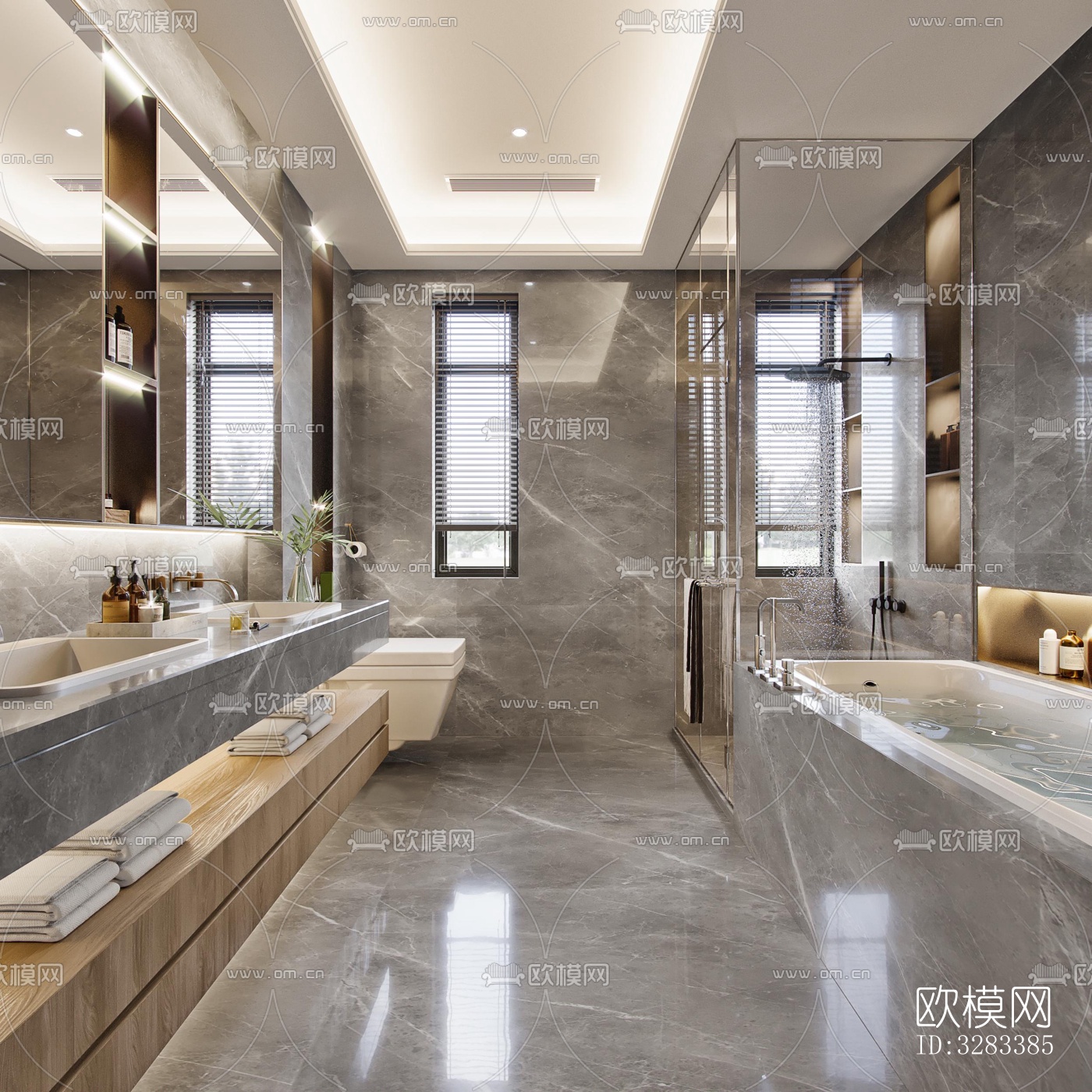 现代别墅效果图下载（渲染图4）