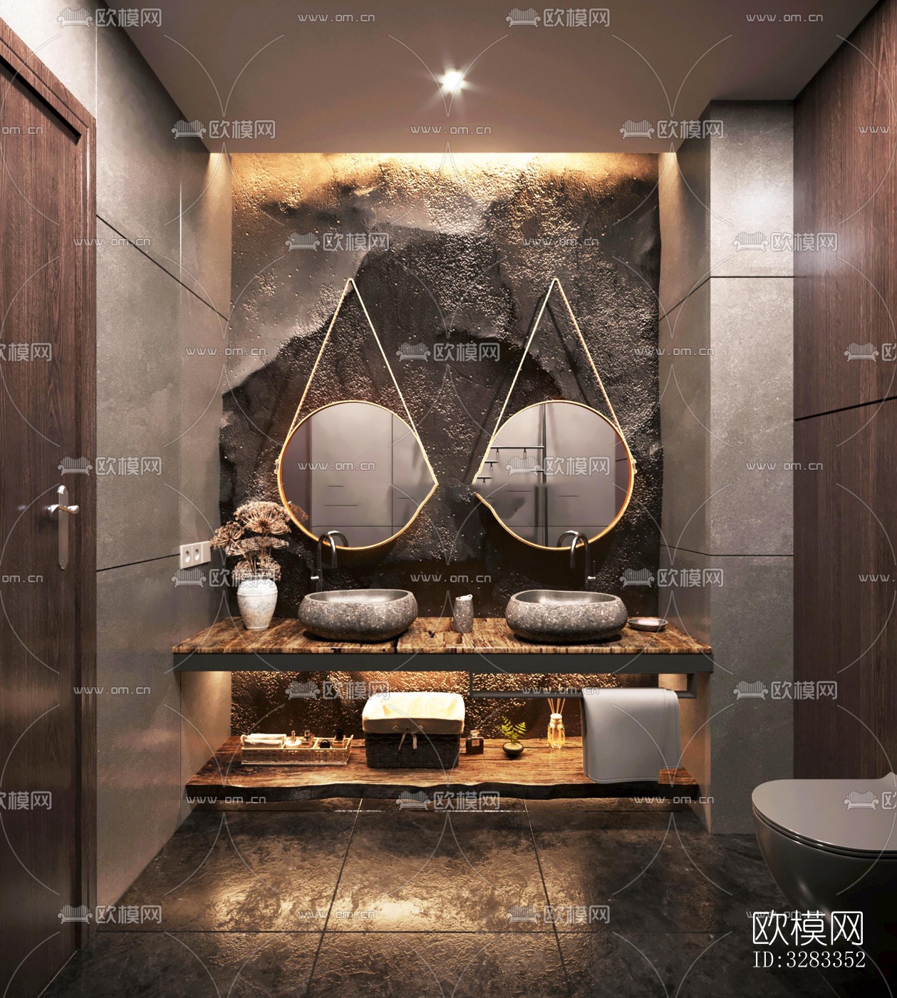 东南亚别墅效果图下载（渲染图9）