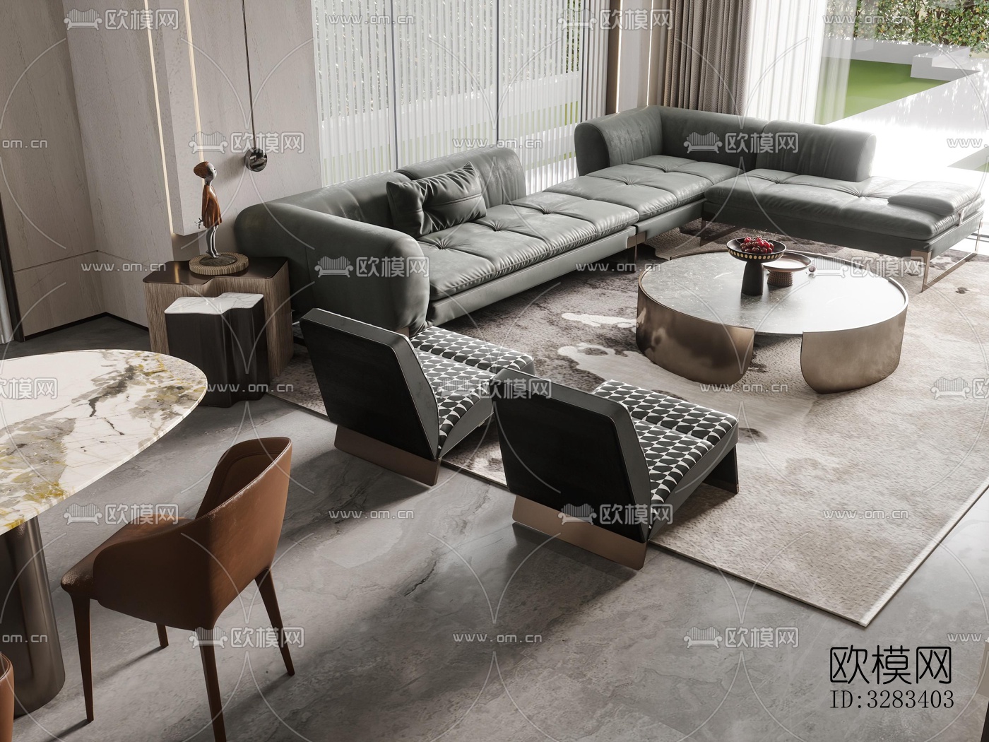 现代别墅效果图下载（渲染图5）