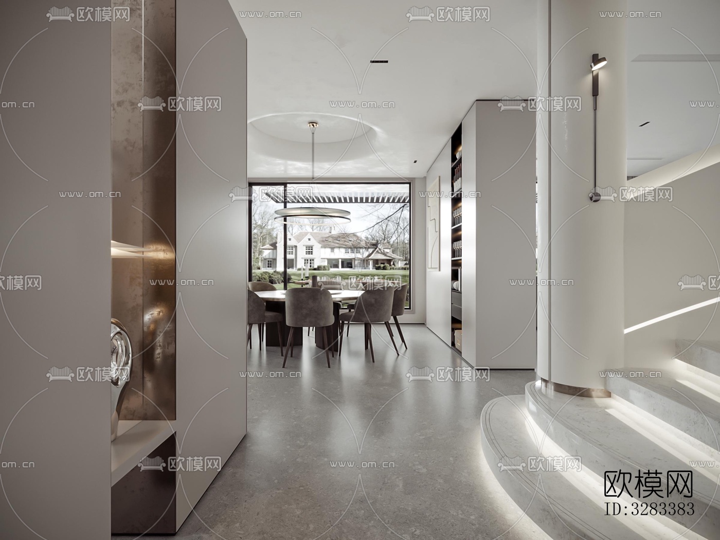 现代别墅效果图下载（渲染图18）