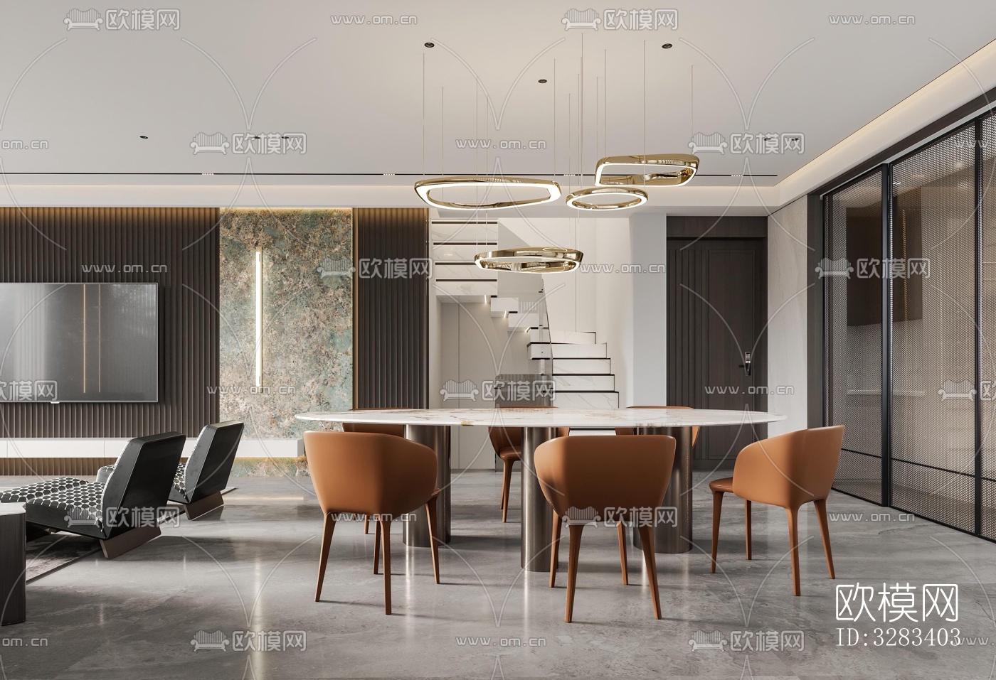 现代别墅效果图下载（渲染图9）