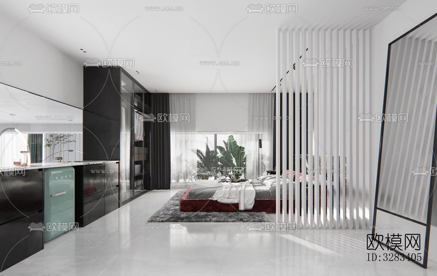 现代别墅效果图下载（渲染图5）