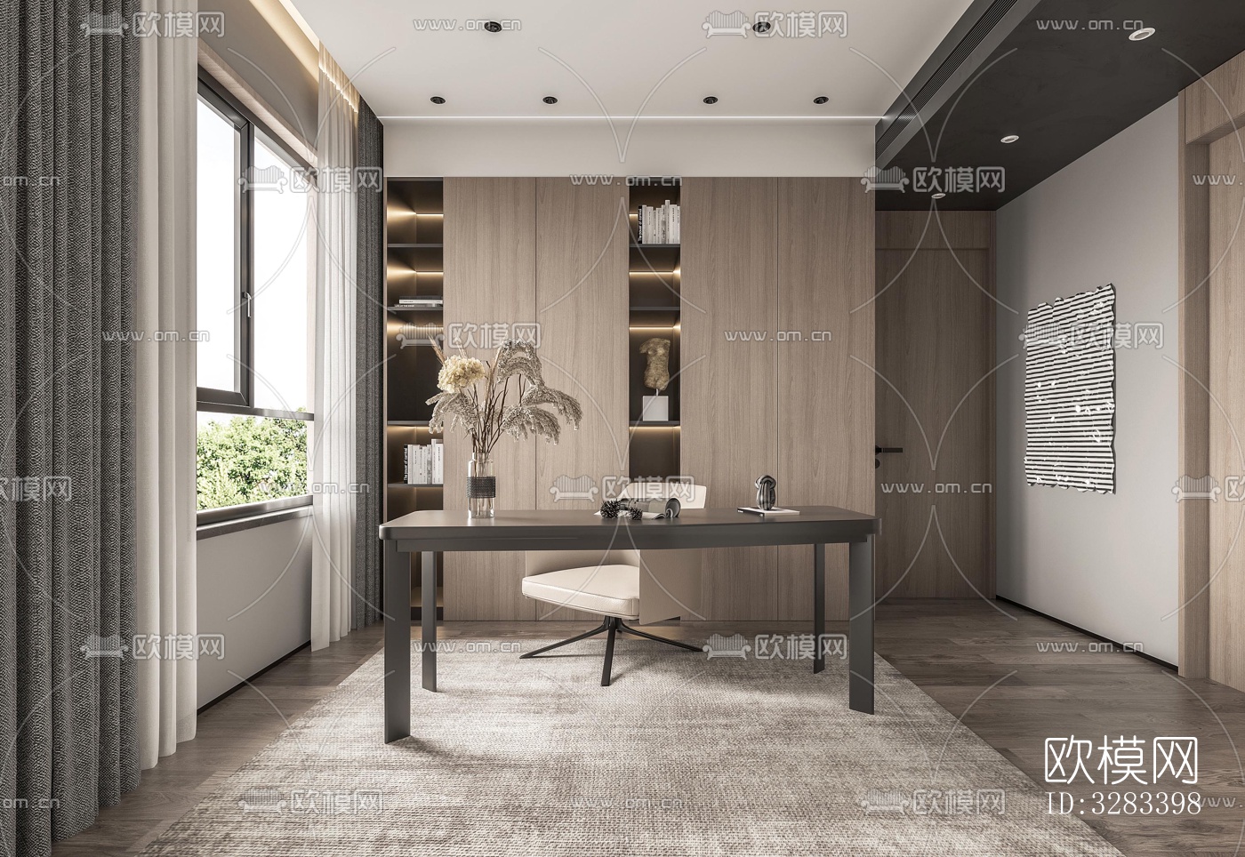 现代别墅效果图下载（渲染图10）