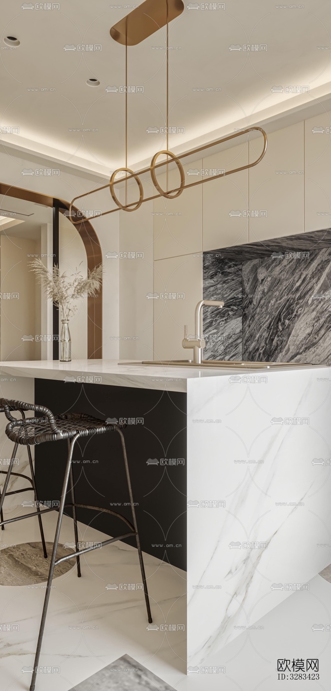 现代别墅效果图下载（渲染图10）