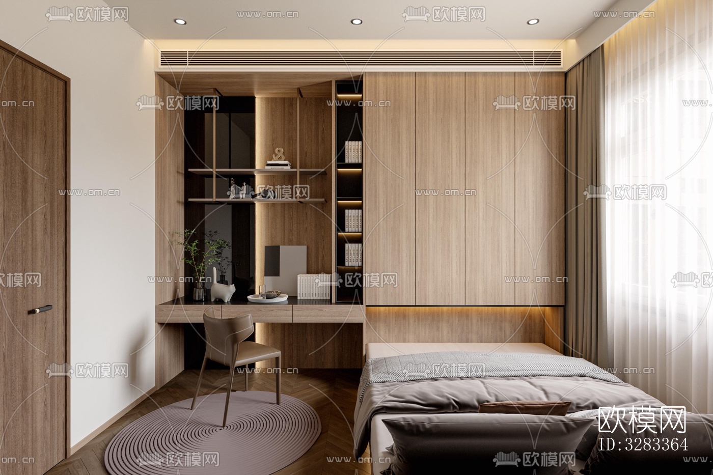 后现代别墅效果图下载（渲染图10）