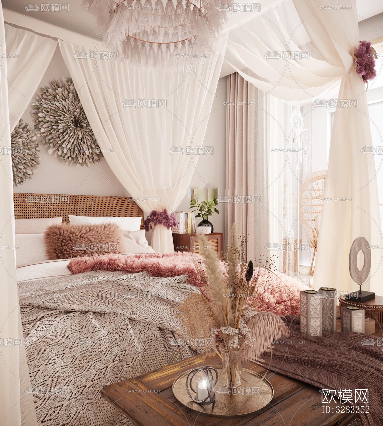 东南亚别墅效果图下载（渲染图3）