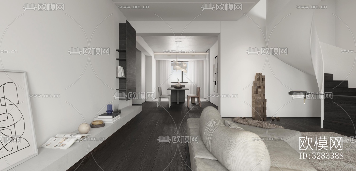 现代别墅效果图下载（渲染图19）