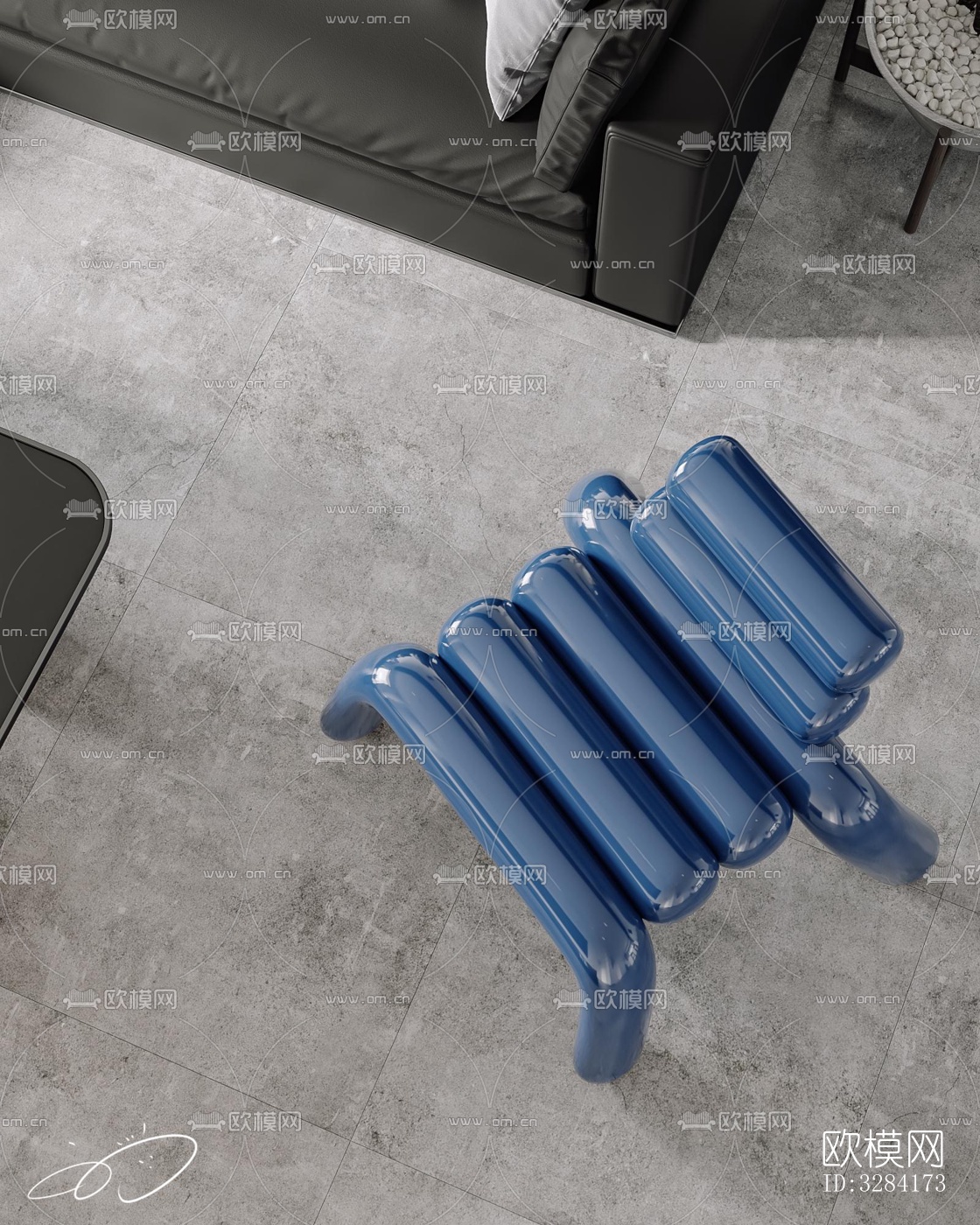 现代客餐厅效果图下载（渲染图7）