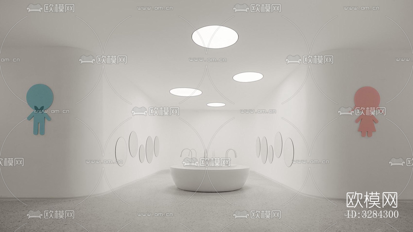 现代幼儿园效果图下载（渲染图8）