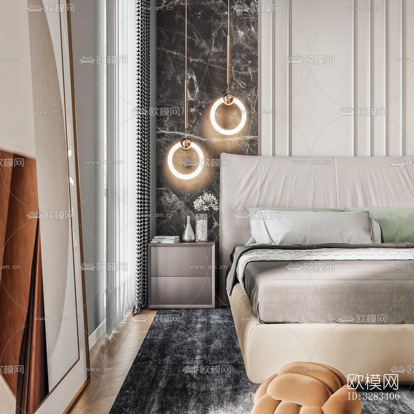 现代别墅效果图下载（渲染图3）