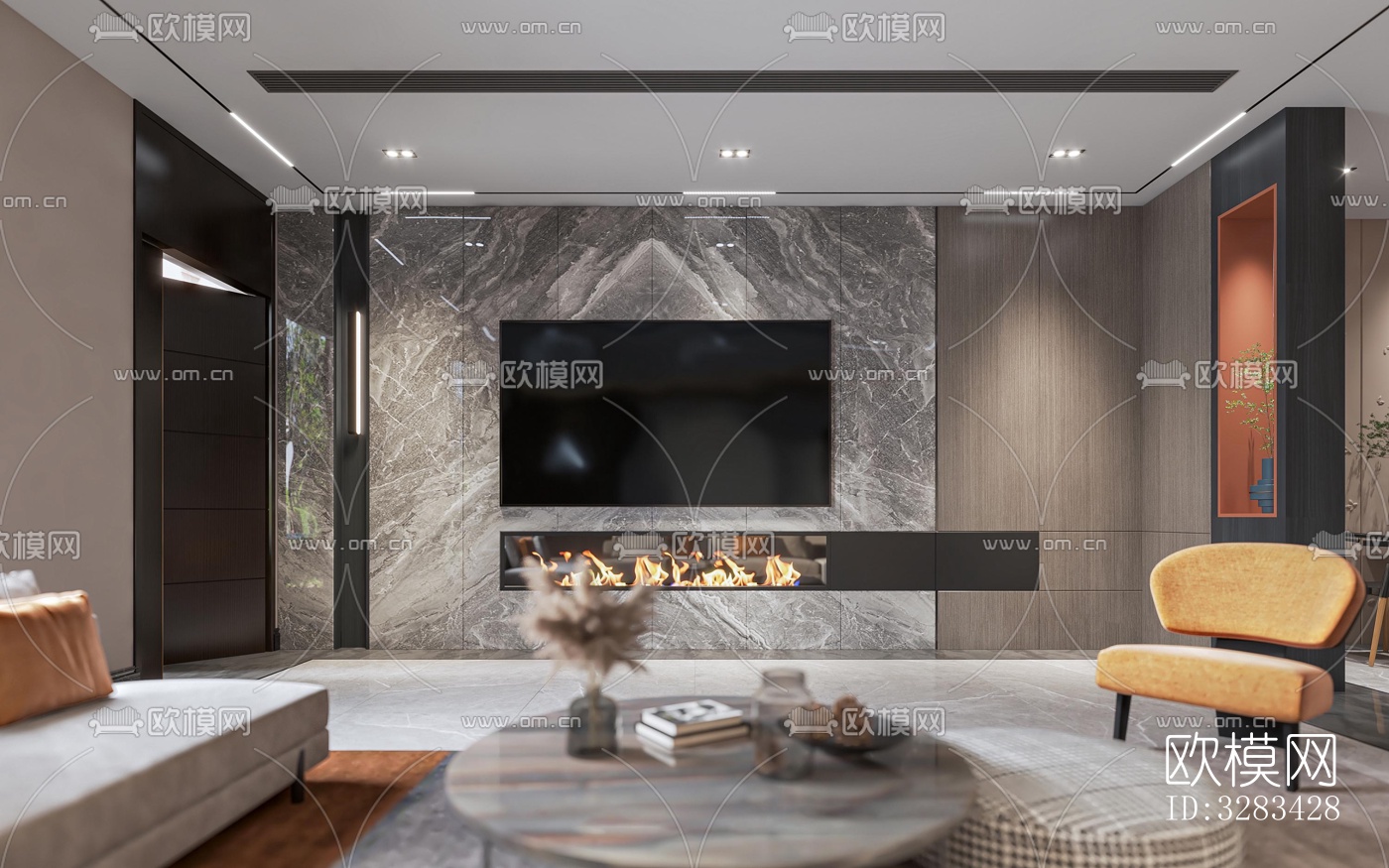 现代别墅效果图下载（渲染图8）