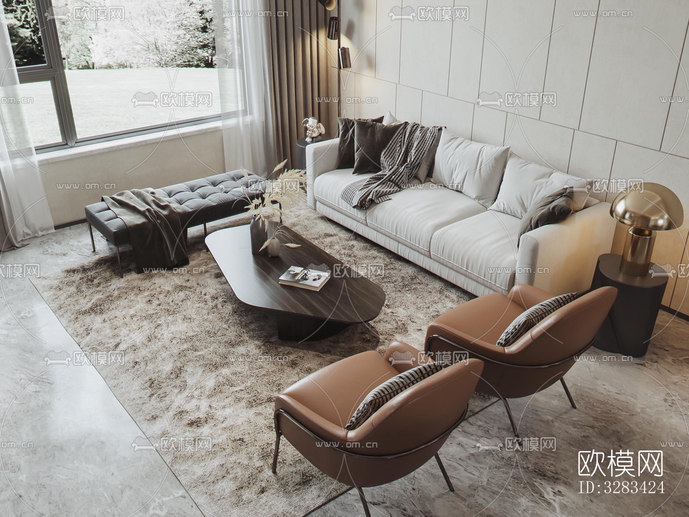 现代别墅效果图下载（渲染图12）