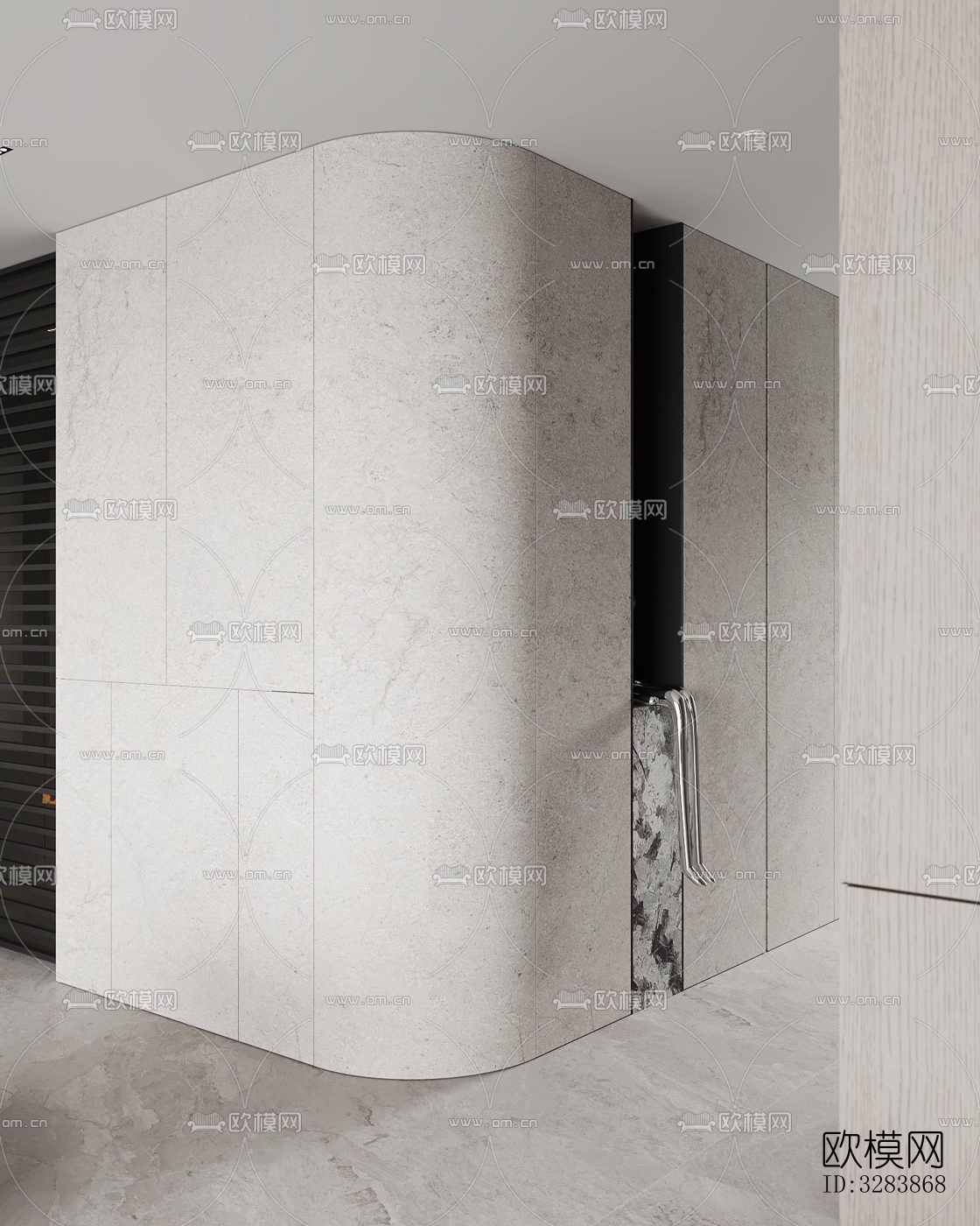 现代客餐厅效果图下载（渲染图6）