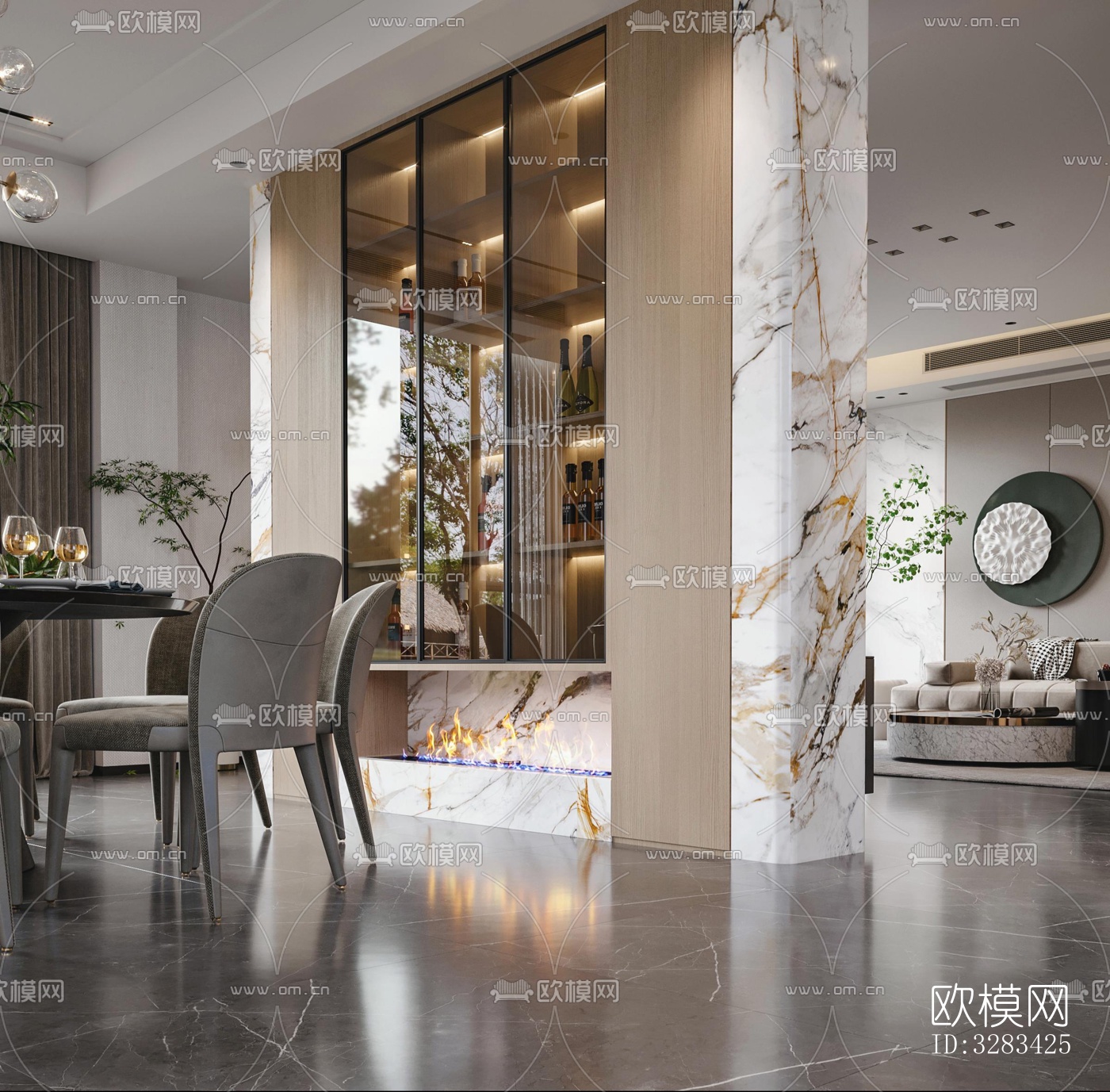 现代别墅效果图下载（渲染图14）