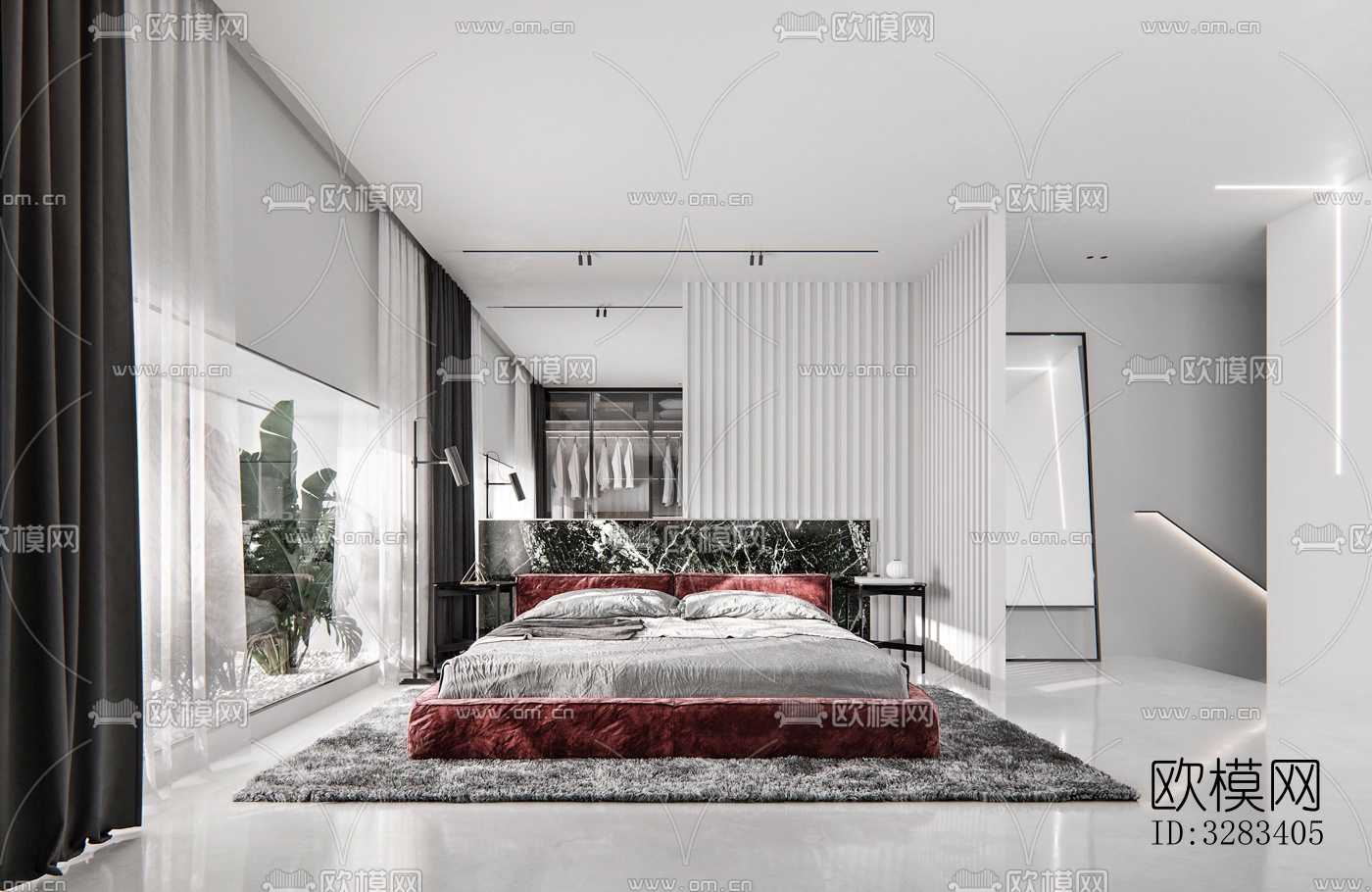 现代别墅效果图下载（渲染图4）