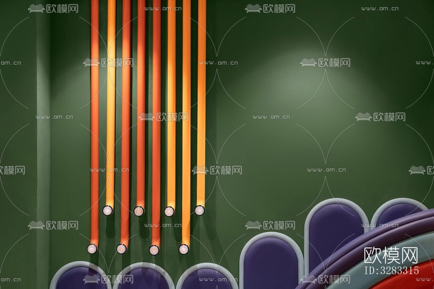 現(xiàn)代兒童游樂效果圖下載(渲染圖2)